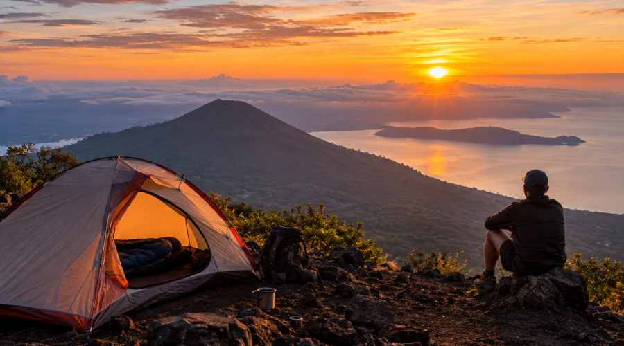 Conchagua Volcano Overnight