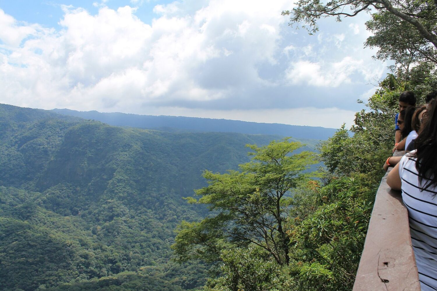 Viewpoint over the forested mountains of El Imposible National Park El Imposible National Park tour – viewpoint over the forested mountains of Ahuachapán, El Salvador