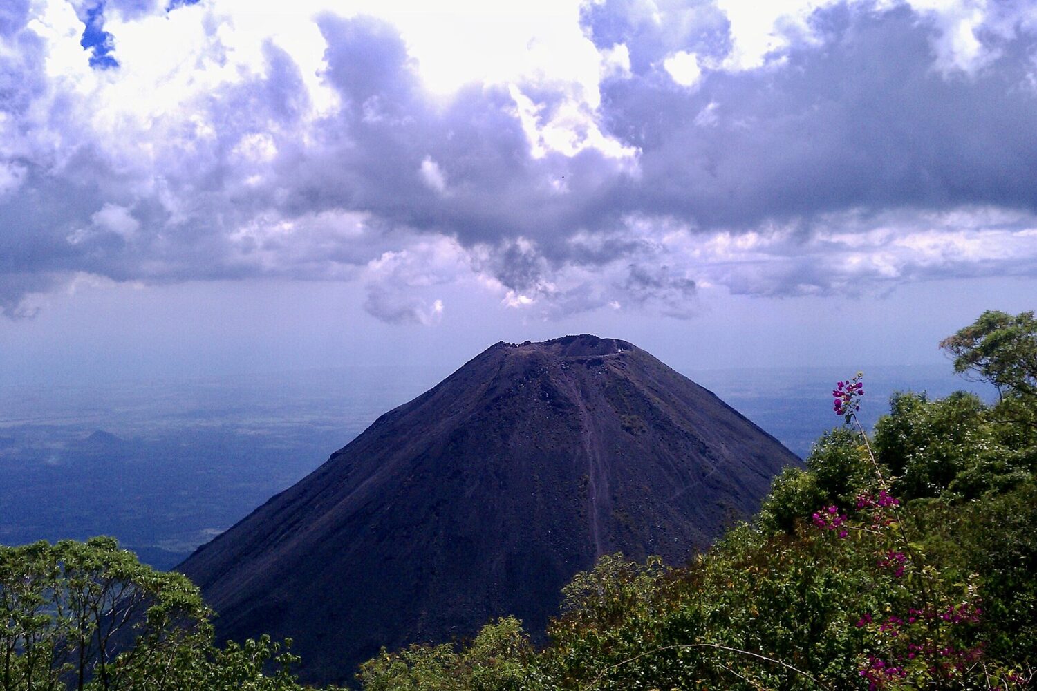 View of Izalco Volcano from the Cerro Verde viewpoint