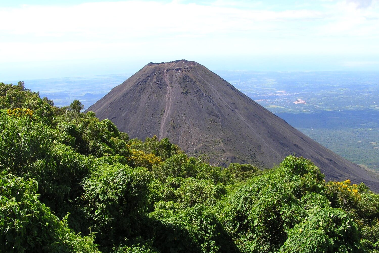 Izalco Volcano seen from Cerro Verde National Park