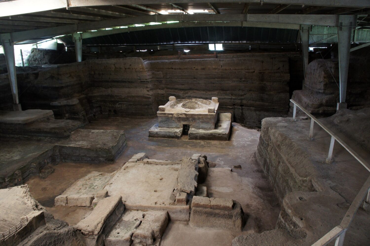 Maya temazcal (sweat bath) at Joya de Cerén archaeological park Maya temazcal (sweat bath) at Joya de Cerén archaeological park