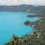 Lake Coatepeque tour – turquoise water of the crater lake, El Salvador