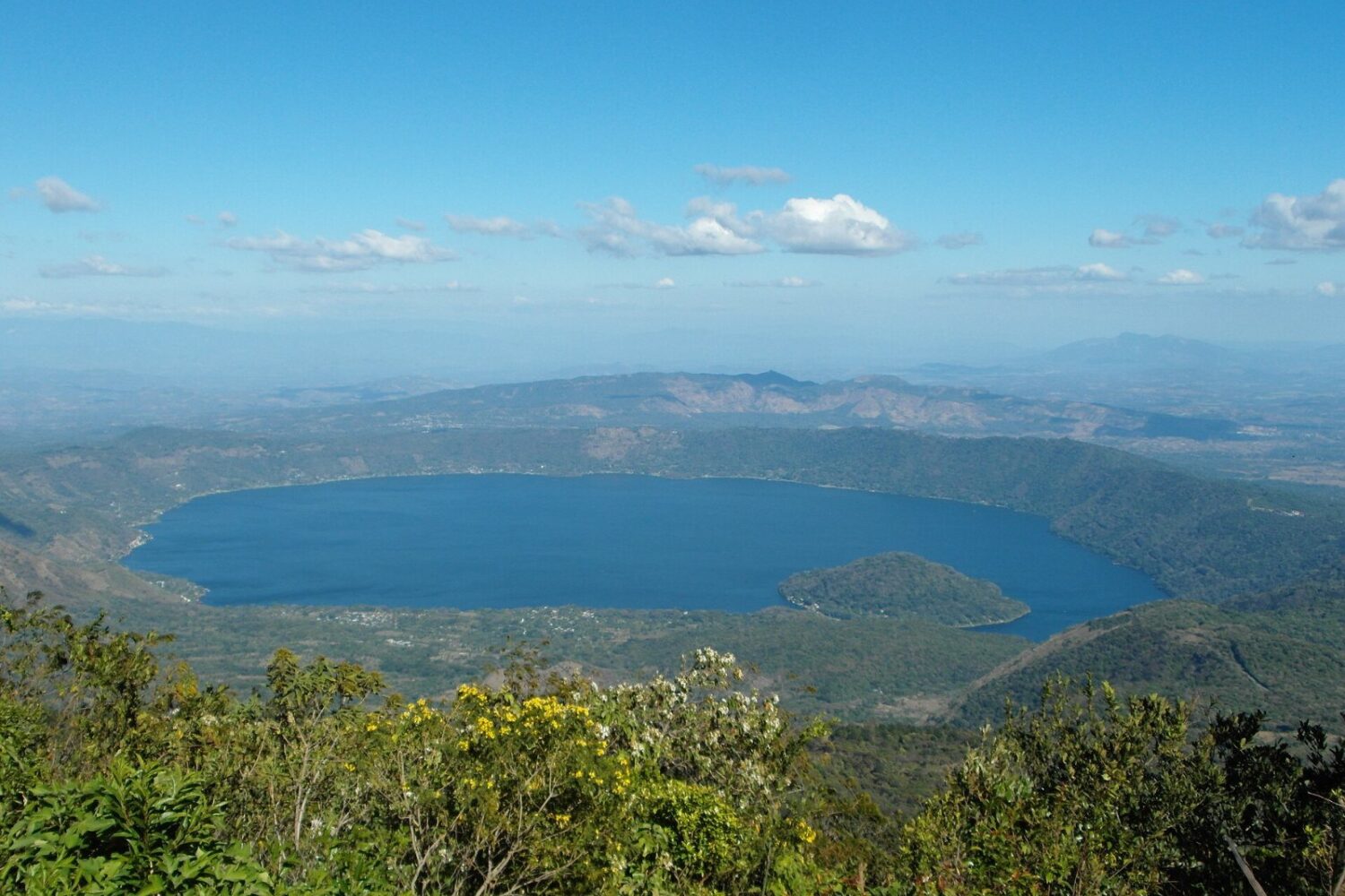 View of Lake Coatepeque after the Santa Ana Volcano hike View of Lake Coatepeque after the Santa Ana Volcano hike