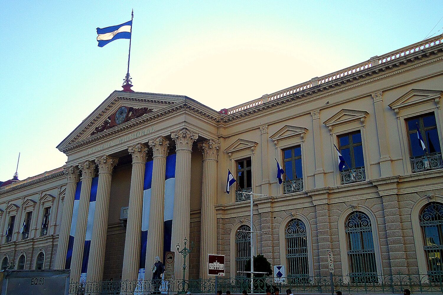 National Palace in the historic center of San Salvador