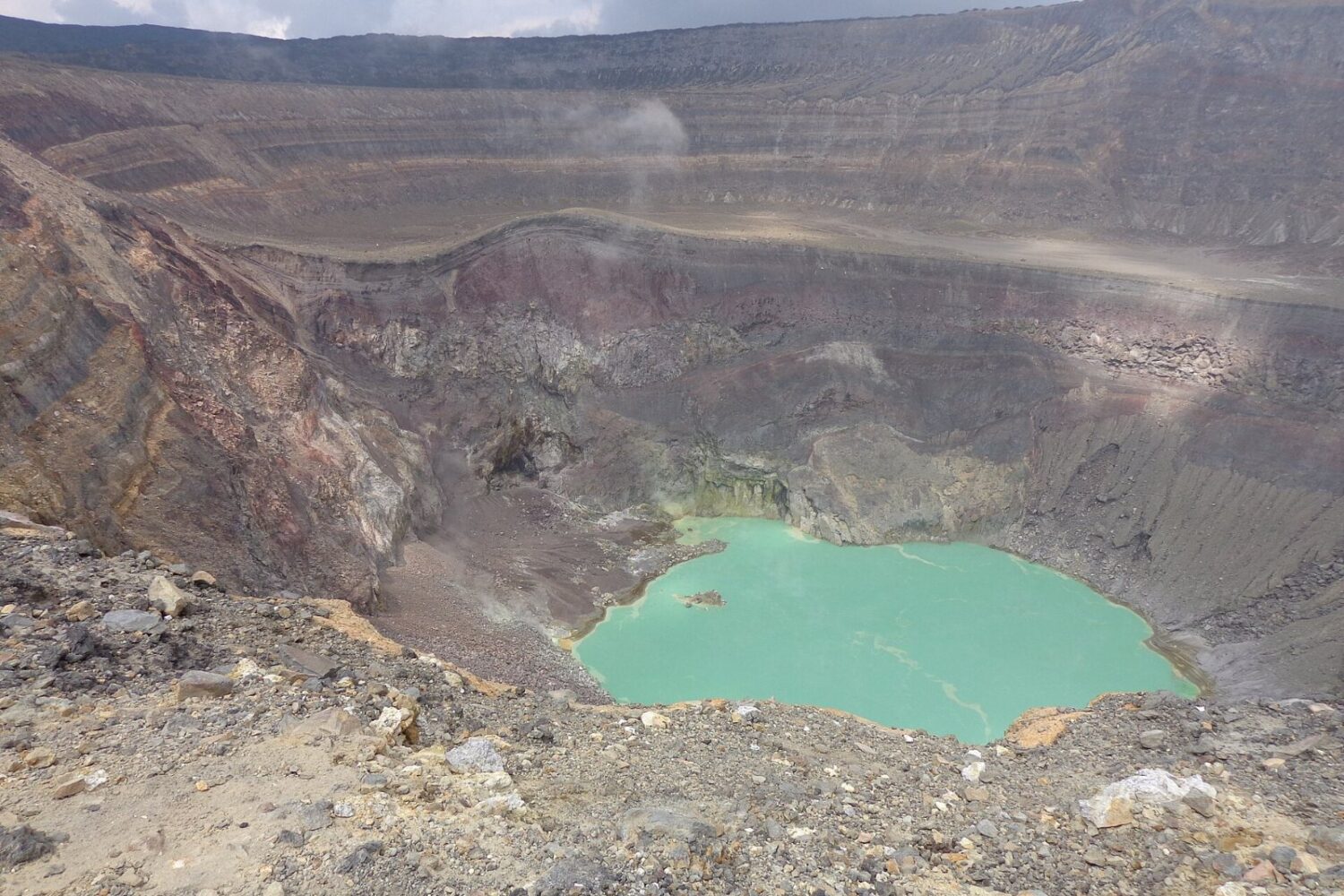 Crater of Santa Ana Volcano Crater of Santa Ana Volcano, El Salvador