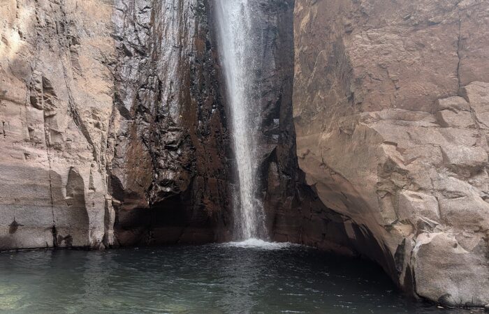 Tamanique waterfalls hike – waterfall and natural pool near El Tunco